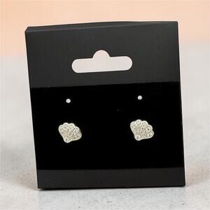 S925 Silver Shell Stud Metal Earrings Nature Motif Fashion Jewelry